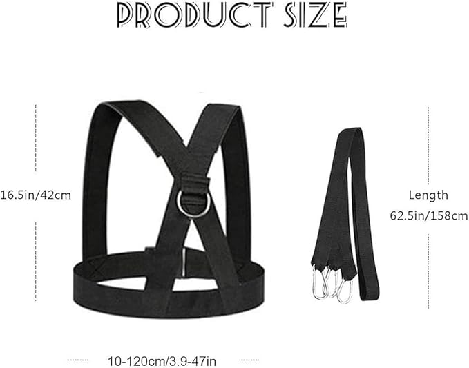 Sled Harness, Weight Speed Sled Workout Tire Pulling