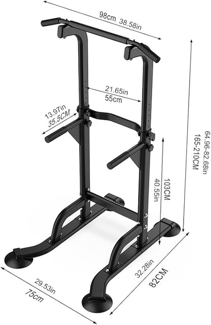 Power Tower Dip Station Pull-up Bar for Home