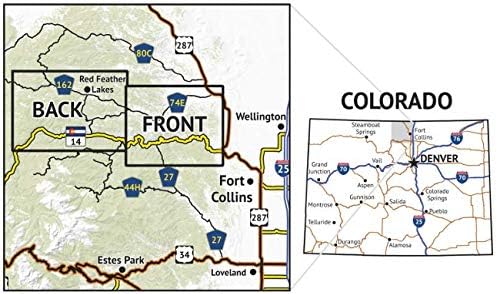 Outdoor Trail Maps Poudre Canyon - Colorado Topographic (2020)