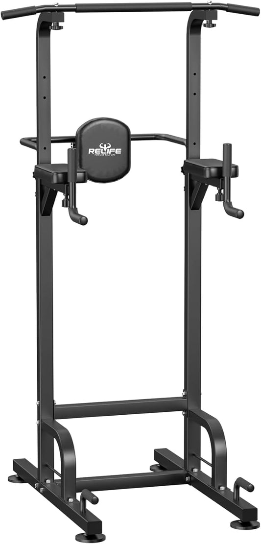 RELIFE REBUILD YOUR LIFE Power Tower Pull Up Equipment,450LBS