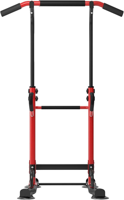 DlandHome Power Tower Dip Station Pull Up Bar