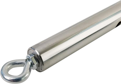 Silver Adjustable Exercise Stainless Steel Spreader Bar