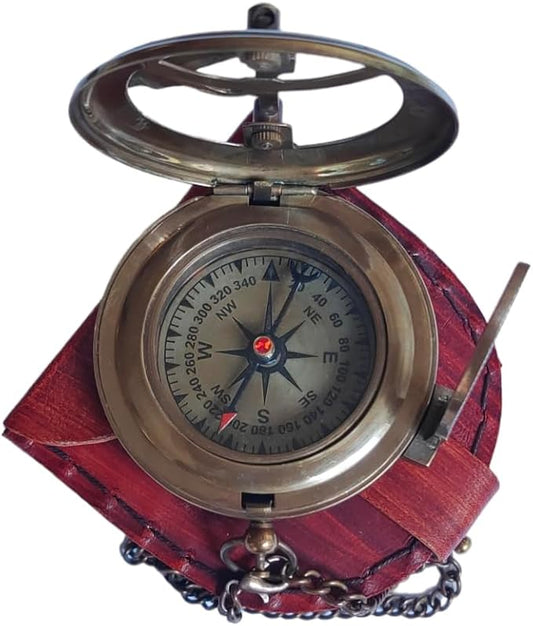to My Son Engraved Brass Compass Gift to