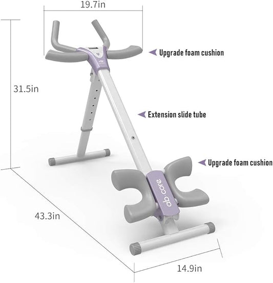 leikefitness Height Adjustable Ab Trainer Abdominal Whole Body AB9380