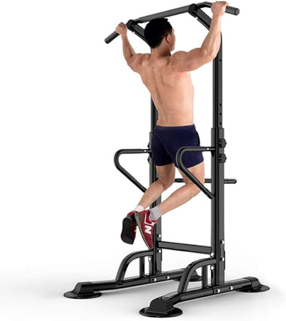 DlandHome Power Tower Dip Station Pull Up Bar