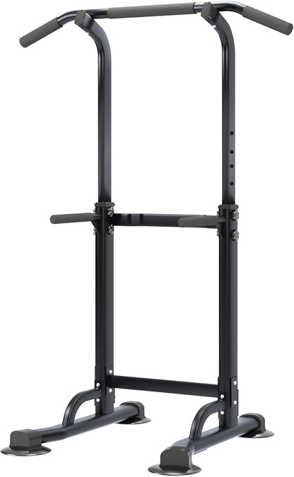 DlandHome Power Tower Dip Station Pull Up Bar