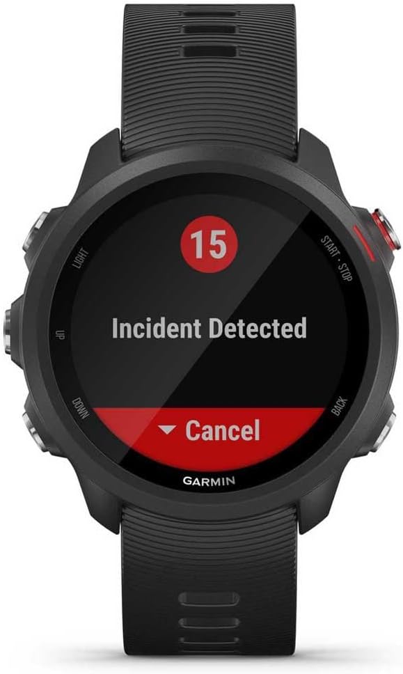 Garmin Forerunner 245 Music GPS Running Smartwatch, with Music and Running and Training Features, Black Band