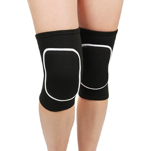 Men Women Protective Knee Pads, Anti-Slip Padded Sponge Knee Brace Knee Support for Football Volleyball Dance Skating Basketball Sports