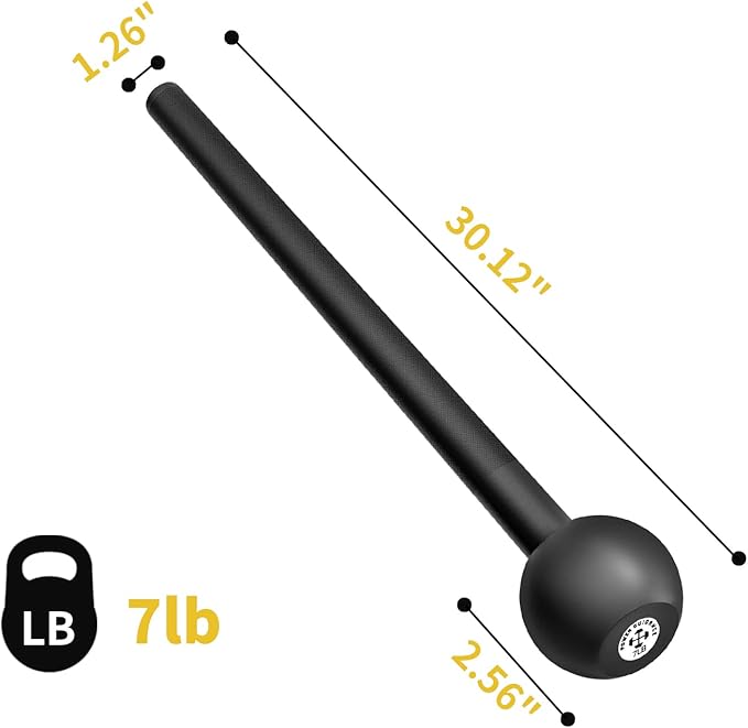POWER GUIDANCE Steel Mace Macebell Cast Iron Training (7lb to 25lb)