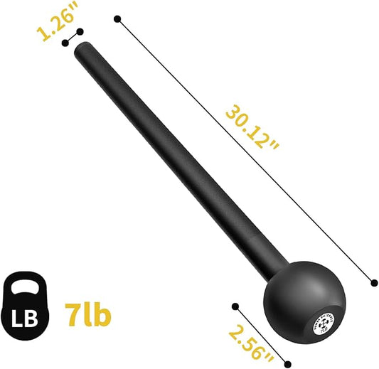 POWER GUIDANCE Steel Mace Macebell Cast Iron Training (7lb to 25lb)