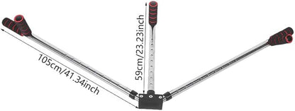 RiToEasysports Stretch Leg Trainer Stainless Steel Foldable 3