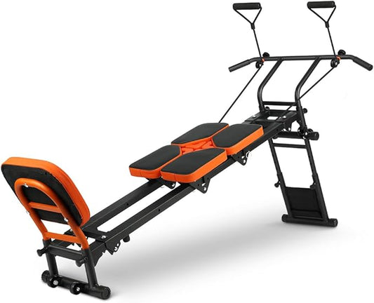 ONETWOFIT Multifunctional Indoor Home Gym Workout 4 Resistance 80 Exercise