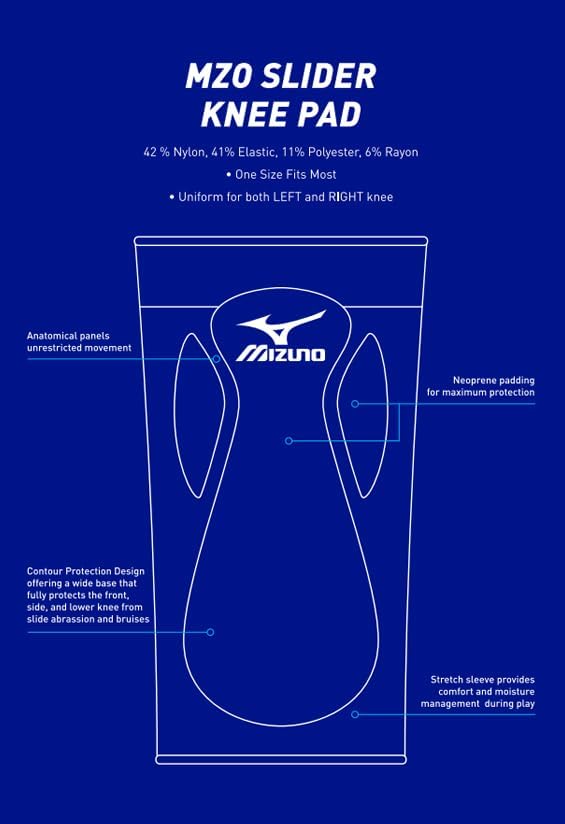 Mizuno Adult Slider Kneepad