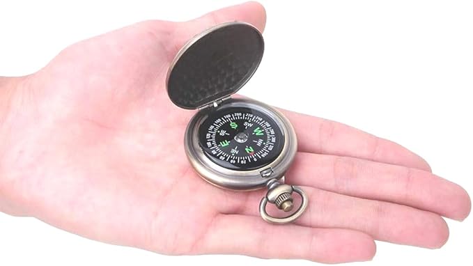 Multifunctional Antique Classic Compass Navigation Compass Hiking Compass