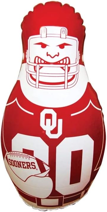 Fremont Die NCAA Alabama Crimson Tide Bop Bag Inflatable Tackle Buddy Punching Bag, Standard: 40" Tall, Team Colors