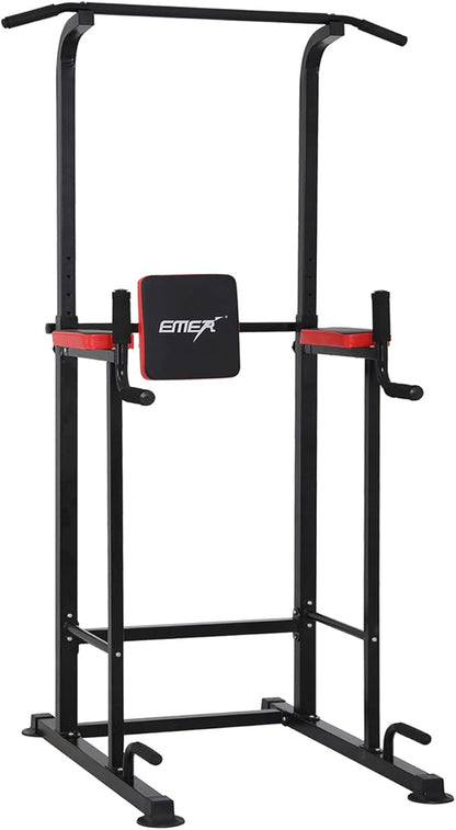 Emer Power Tower Pull Up Bar Workout Dip Station