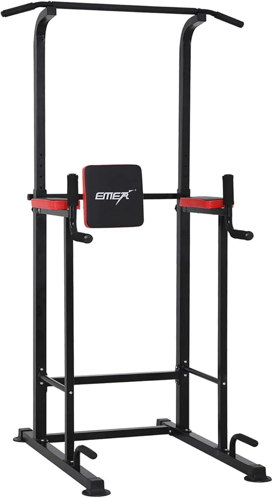 Emer Power Tower Pull Up Bar Workout Dip Station