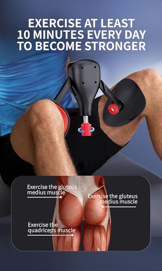 Thigh Master 0-77 lbs Adjustable Resistance with Fixed