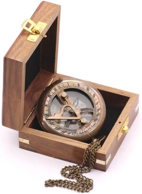 RII Custom Engravable Compass - Personalised Engravable Antique