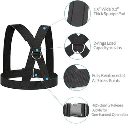 Sled Harness, Weight Speed Sled Workout Tire Pulling