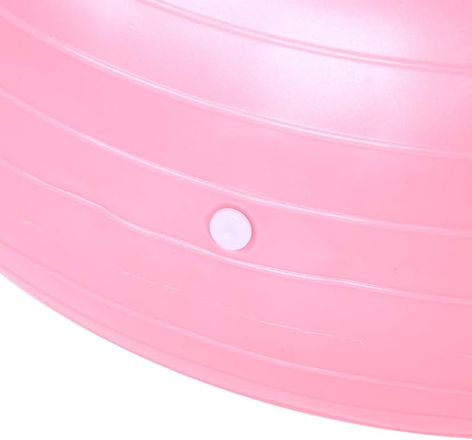 Yoga Ball - 50cm Exercise Ball - PVC Doughnut Shape - Yoga Ball Chair - Balance Trainer - Thicken Anti-Explosion Inflatable Seating Exercise - for Office & Home & Gym