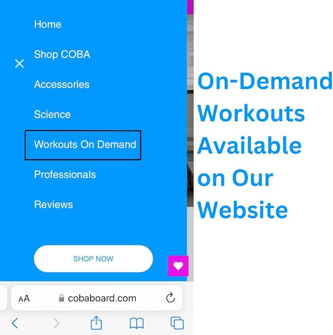 COBA Board Body Trainer - Full Home Workout System