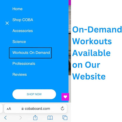 COBA Board Body Trainer - Full Home Workout System