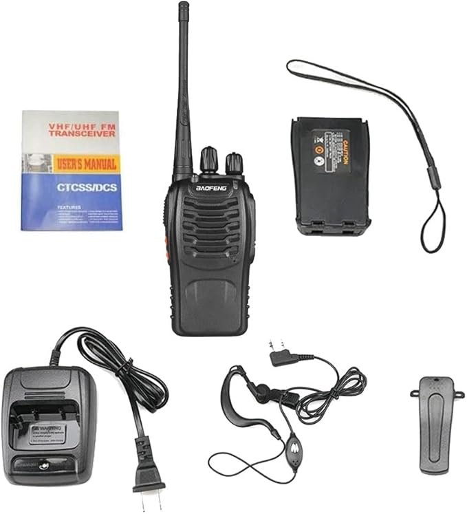 BAOFENG BF-888S Walkie Talkies Long Range for Adults 16 CH 12) with