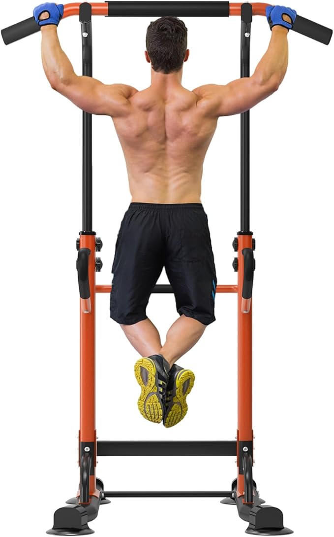 soges Power Tower Adjustable Height Pull Up &
