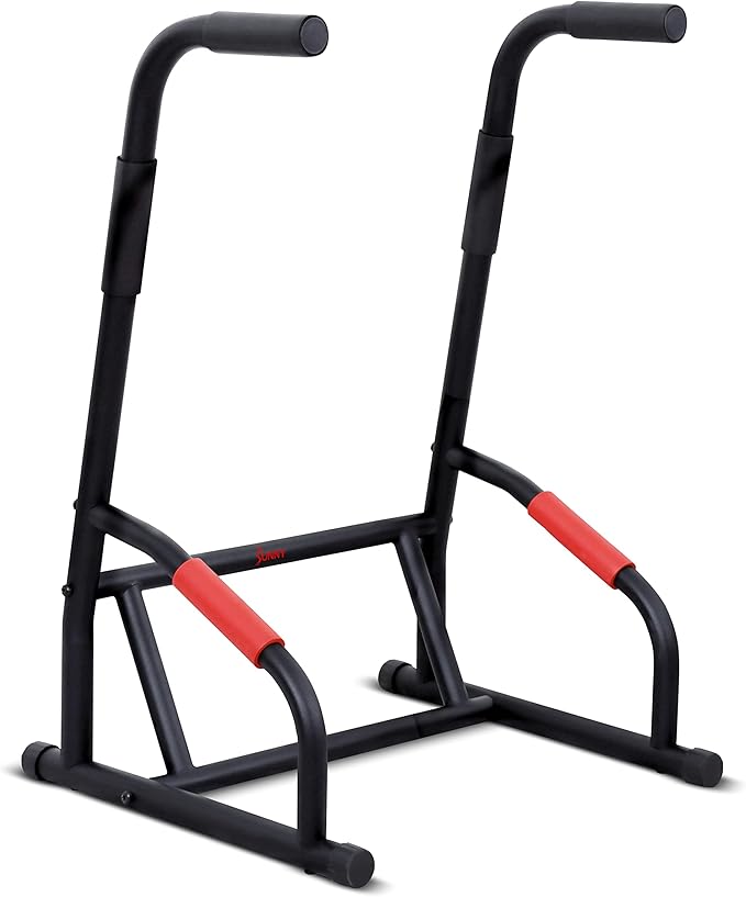 Sunny Health & Fitness Adjustable Multi-Use Dip Station Bar