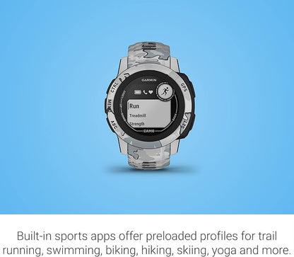 Garmin Instinct 2S, Camo-Edition, Smaller-sized Rugged Outdoor Watch with GPS, Built for All Elements, Multi-GNSS Support, Tracback Routing and More, mist camo
