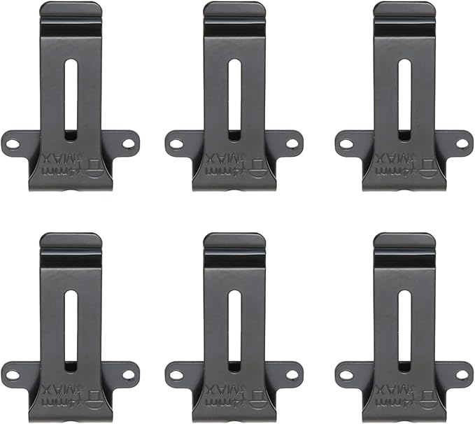Radio Belt Clip 208 TK 308 22AT, 22AT, for 888S BF 666s Replacement, 6Pcs