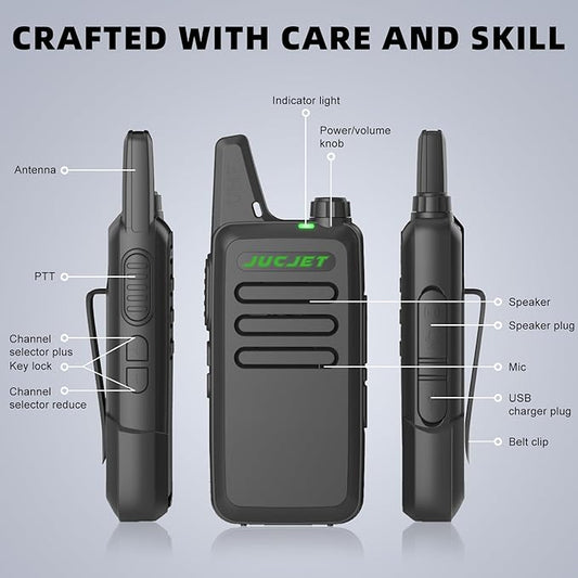 F20 Walkie Talkies 2 Way (4 Pack)
