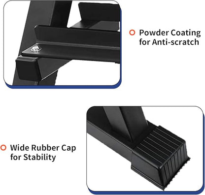 FDW 3-Tier Dumbbell Rack Weight Storage Rack for Home Gym,Multilevel Weight Rack Suitable for Dumbbells of Different Sizes