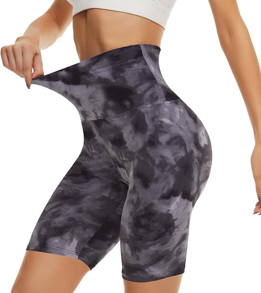 CAMPSNAIL Workout Biker Shorts Women - 3"/5"/8" High Waisted Tummy Control Spandex Booty Volleyball Shorts for Yoga Dance
