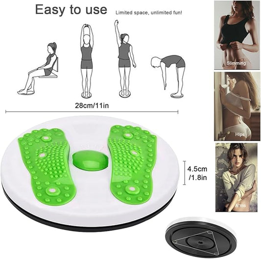 Twister/Ab Twister Board for Exercise Waist Twisting Disc (12 in)