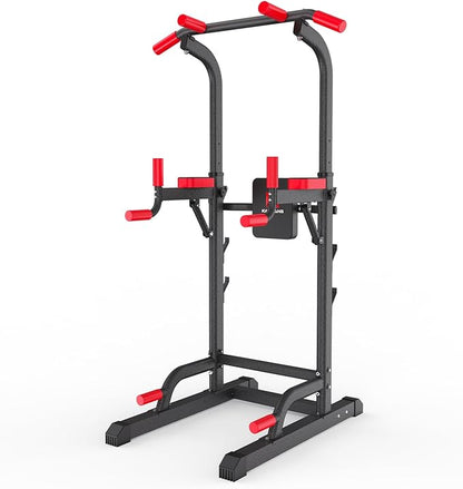 Power Tower Dip Station 85.5",Load 350LBS 350LBS
