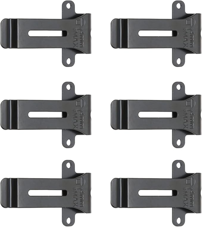Radio Belt Clip 208 TK 308 22AT, 22AT, for 888S BF 666s Replacement, 6Pcs