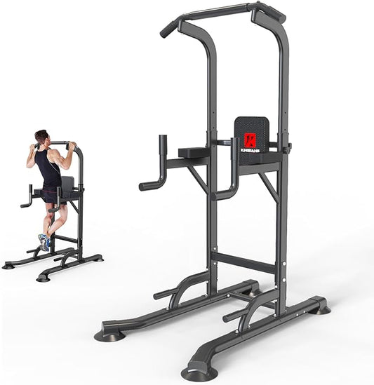 Power Tower Adjustable Height Pull Up & Dip