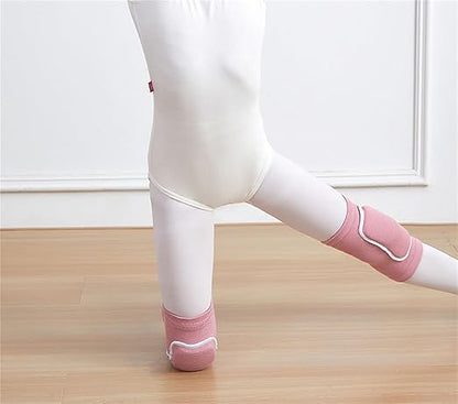 YYaaloa Knee Pads Sponge Knee Brace Breathable Flexible Elastic Knee Support for Volleyball, Dancing, Football, Yoga, Basketball, and Skating (Dark Pink 1Pair, Medium)