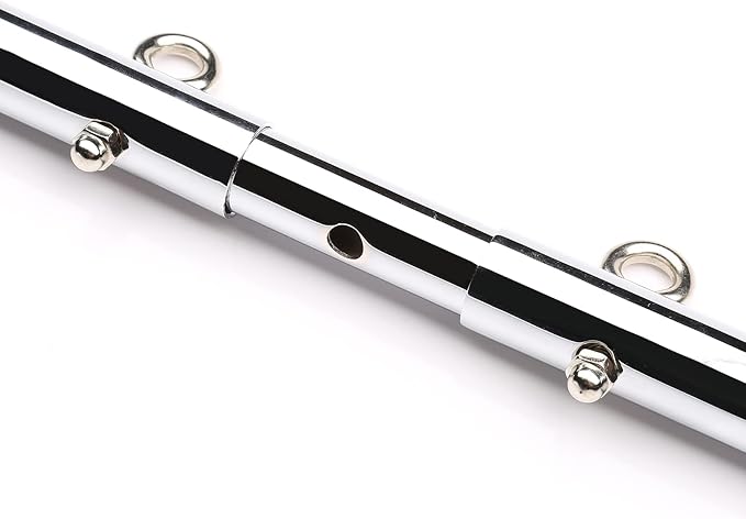 Sovyime Black Portable Exercise Spreader Bar with 4pcs