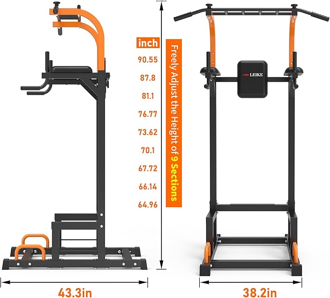 leikefitness Multifunction Power Tower Exercise Equipment