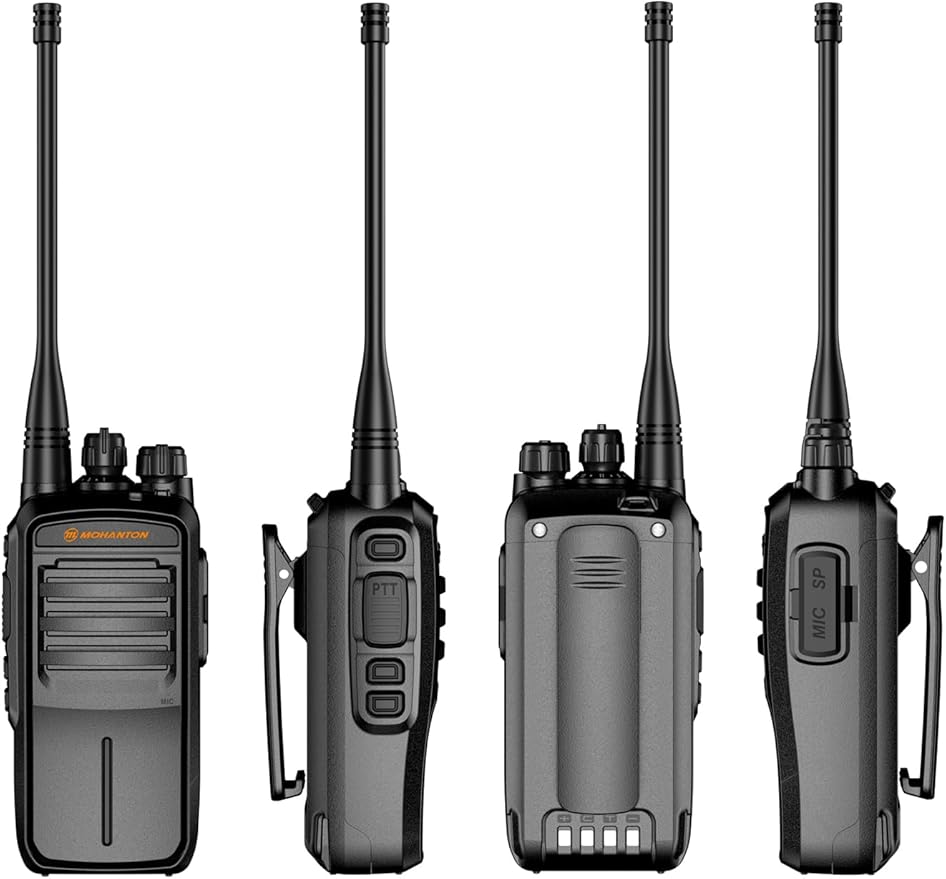 UHG-01 Versatile GMRS Two Way Radio 9W High 5 Miles Talkie.(2-Packs)