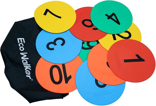 Flat Cones Spot Markers Soccer Basketball Sports Speed