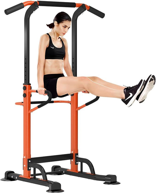 soges Power Tower Adjustable Height Pull Up &