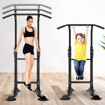 DlandHome Power Tower Dip Station Pull Up Bar