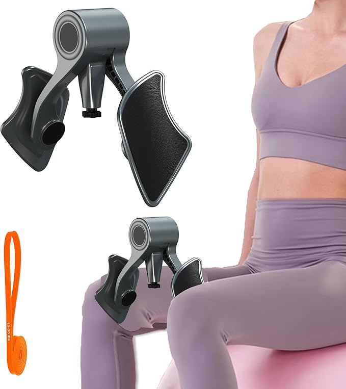 Thigh Master Hip Trainer Kegel Exerciser with Adjustable Baffle