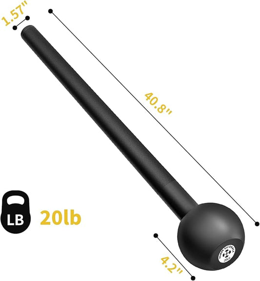 POWER GUIDANCE Steel Mace Macebell Cast Iron Training (7lb to 25lb)