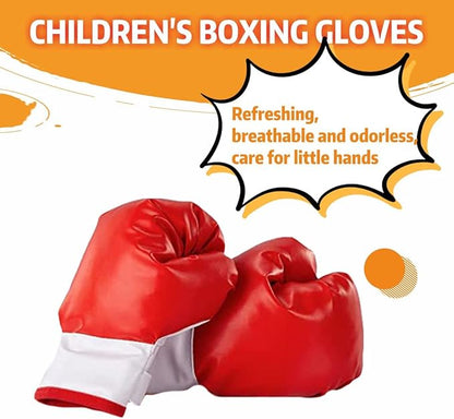 Everlast Kids Boxing Set with Stand, Adjustable Punching Bag for Boys & Girls Aged 3-10, Includes Boxing Gloves