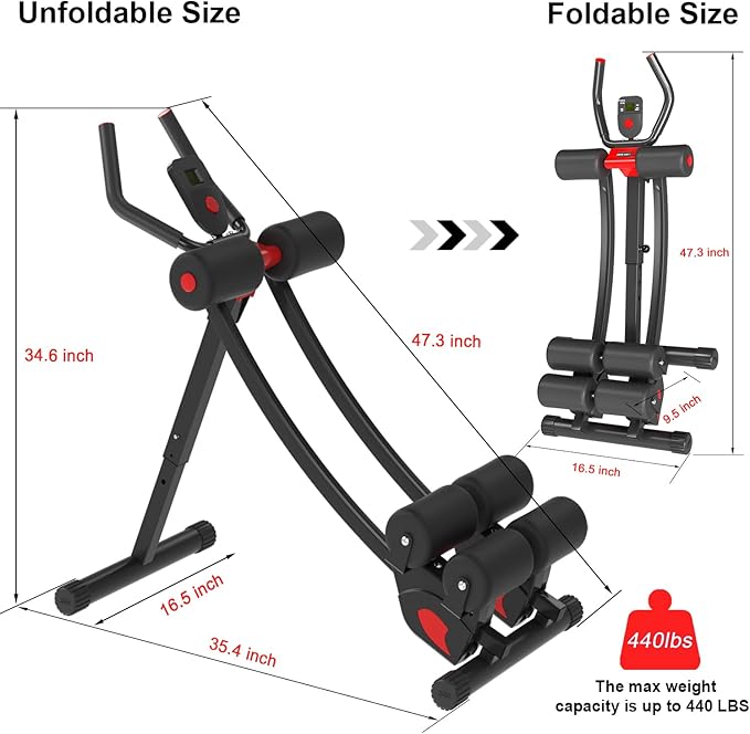 KESHWELL Ab Workout Equipment
